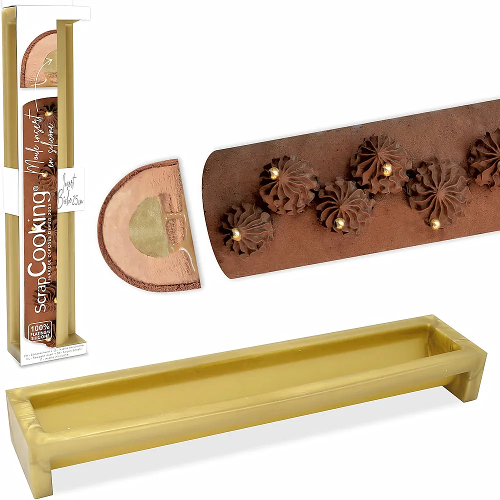 ScrapCooking Silikonform Buche