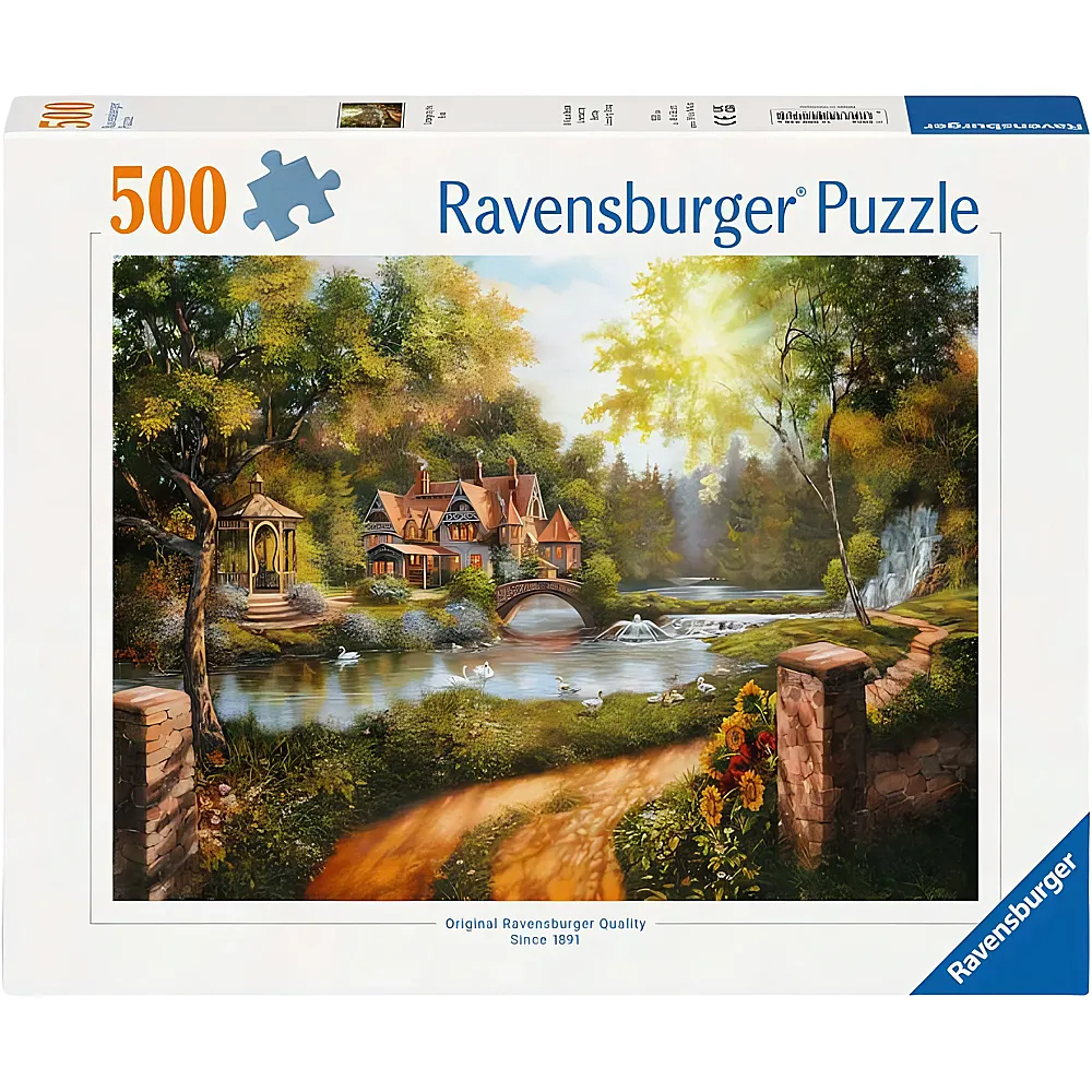 Ravensburger Puzzle Cottage am Fluss 500Teile