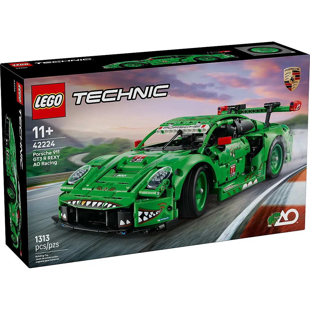 LEGO Technic Porsche 911 GT3 R REXY AO Racing Rennwagen 42224