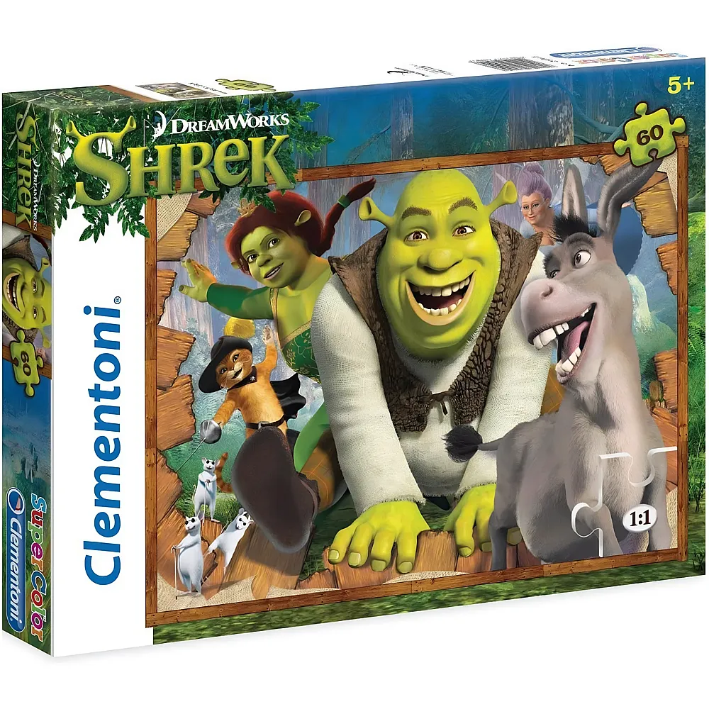 Clementoni Puzzle Shrek - 60 Teile