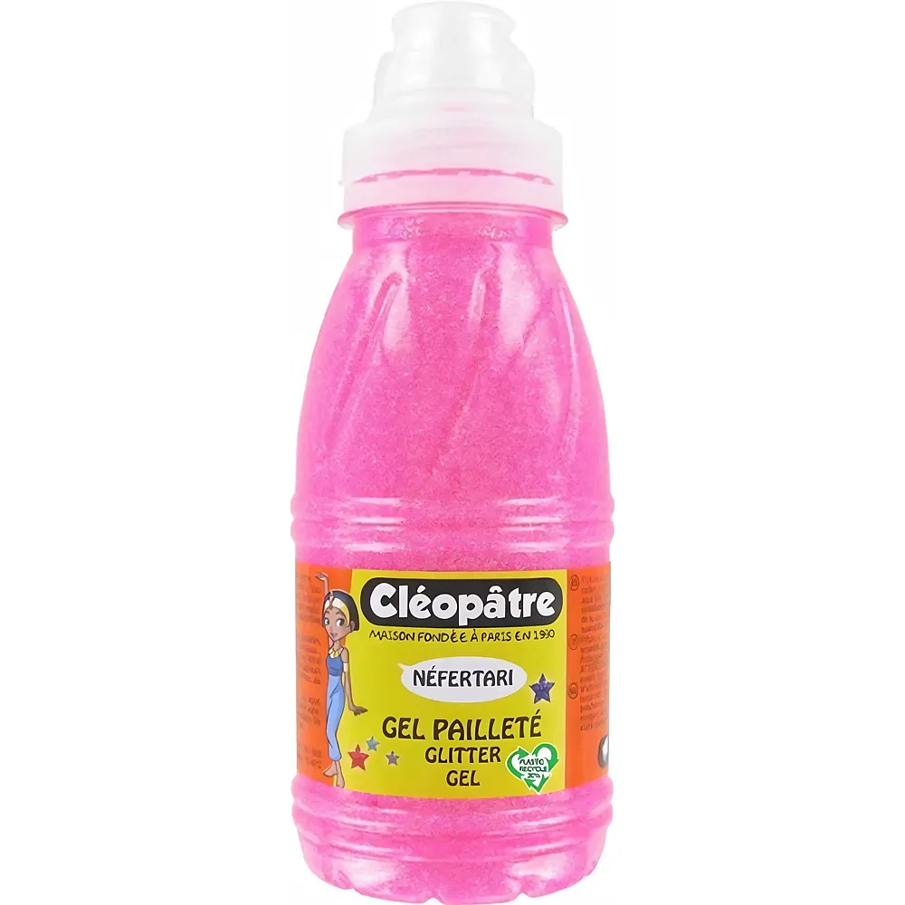 Cleopatre Nefertari Glitter-gel � Farbloses Gel Mit Glitter 250ml Neon