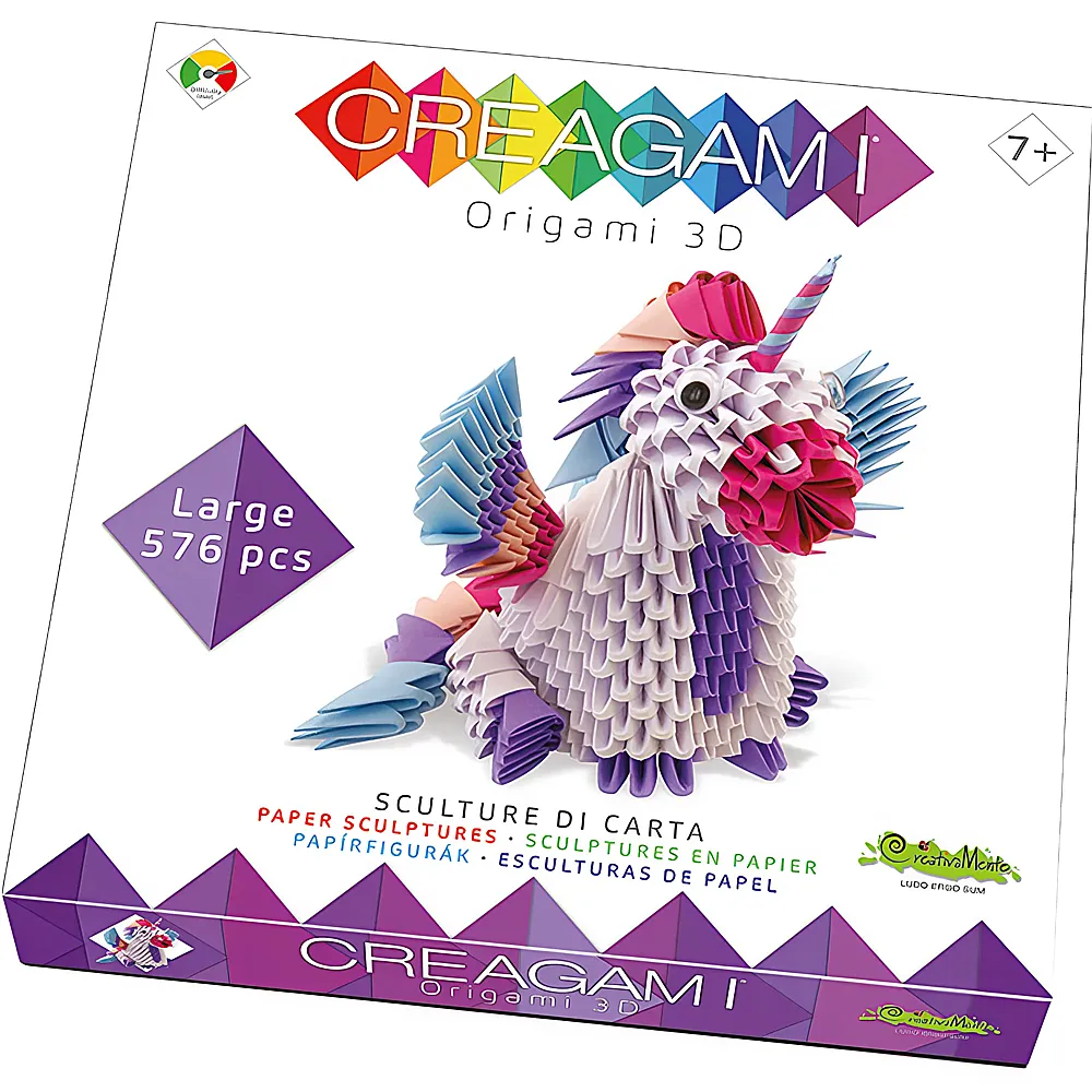 Creagami Origami 3D Einhorn 576Teile
