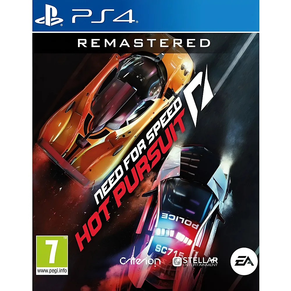 Electronic Arts Need For Speed - Hot Pursuit Remastered PS4 D