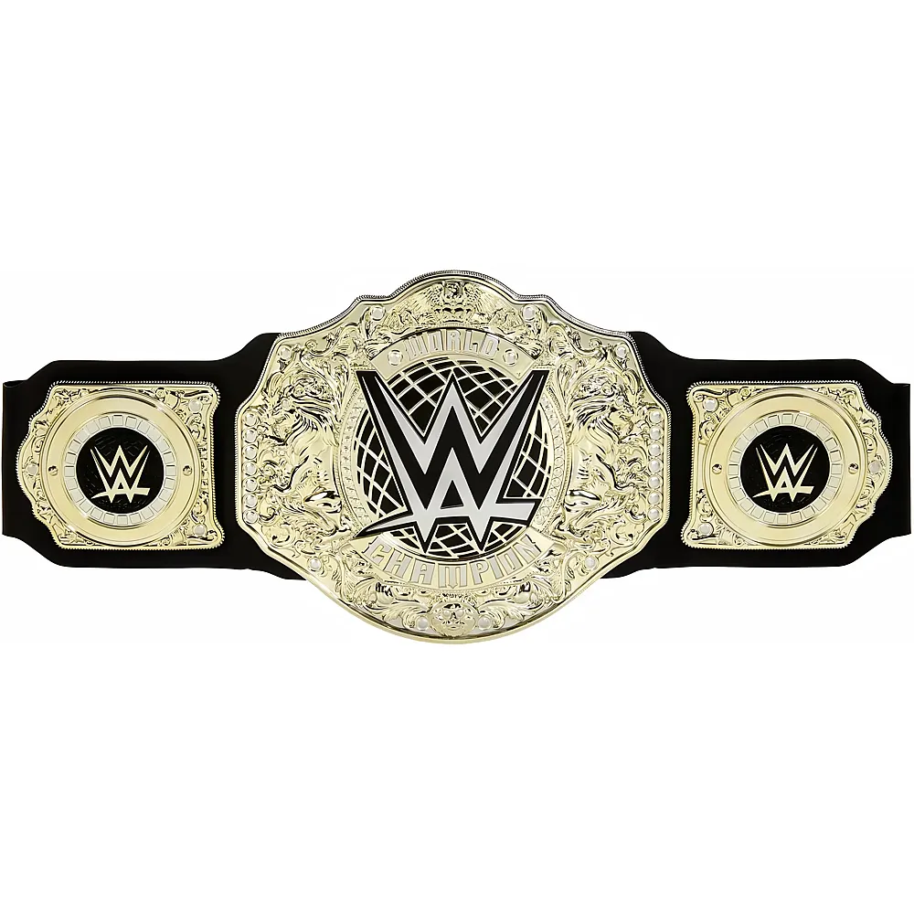 Mattel WWE Championship-G�rtel, World Heavyweight Championship Rollenspiel und Kost�m, ca. 100 cm langer Lederimitatg�rtel