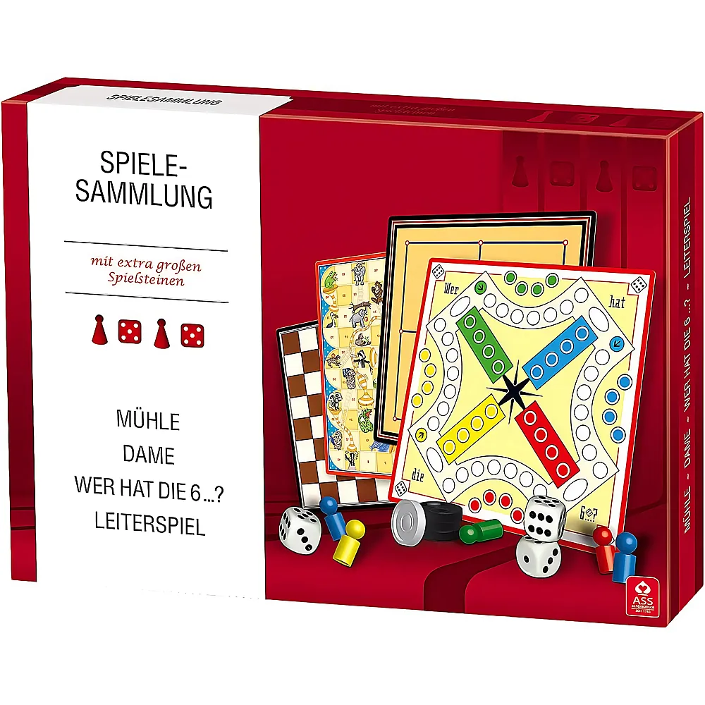 ASS Altenburger Spielesammlung mit extra grossen Spielsteinen