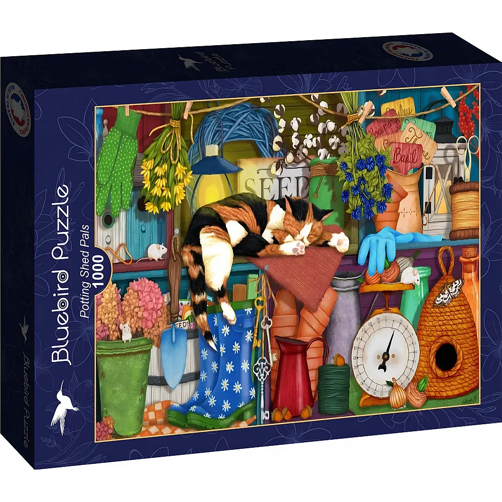 Bluebird Puzzle Die Gartenh�uschen-Freunde - 1000 Teile
