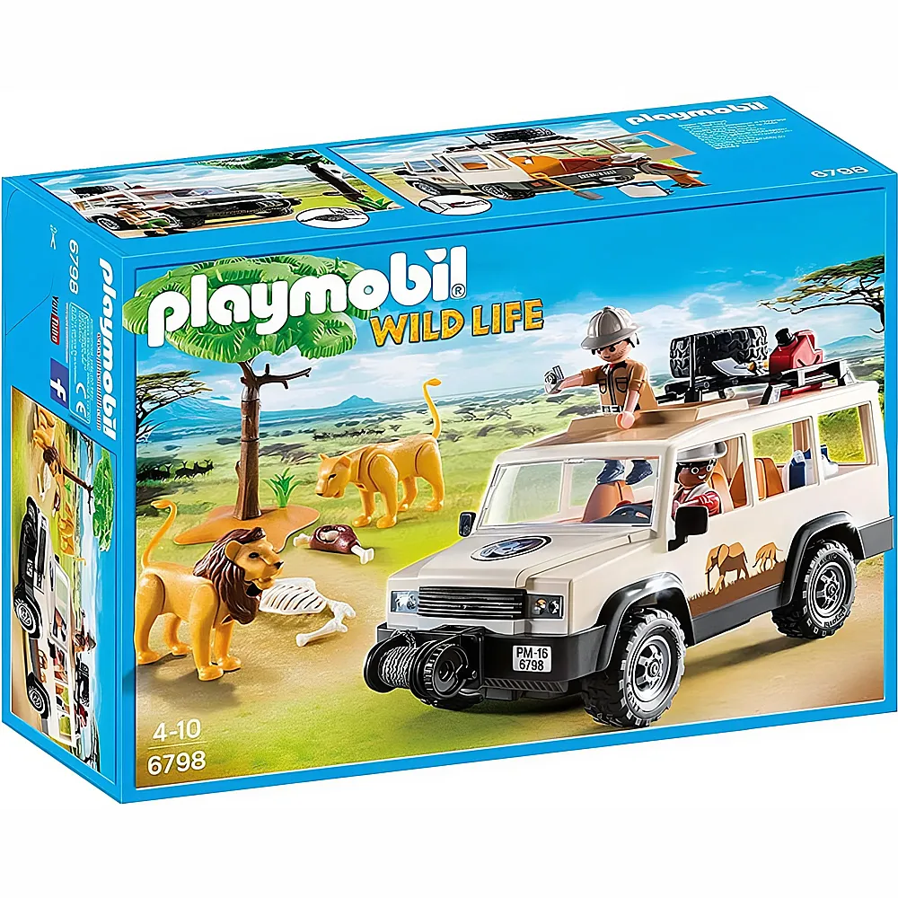 PLAYMOBIL Wild Life Safari-Gelndewagen mit Seilwinde 6798