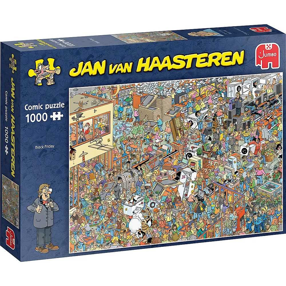 Jumbo Puzzle Jan van Haasteren Black Friday - 1000 Teile
