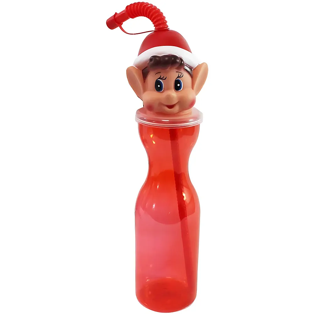 meinspielzeug - Sombo Elf Trinkflasche mit Trinkhalm 500ml, aus Kunststoff