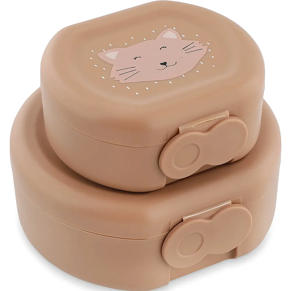 Trixie Set Snackbox mit Klickverschluss Katze - 2 Teile