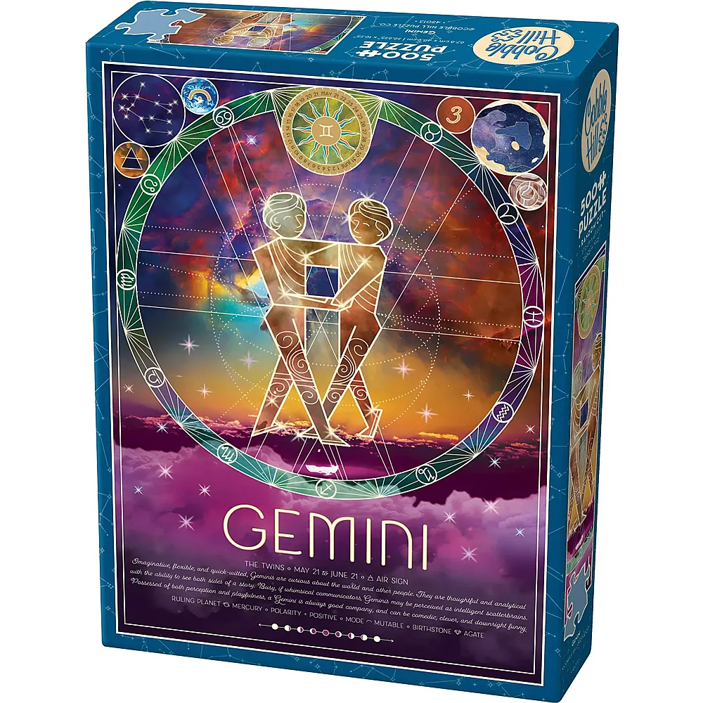 Cobble Hill Puzzle Sternzeichen Zwilinge 500Teile