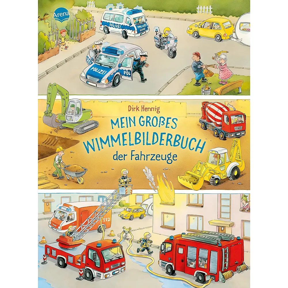 Arena Mein groes Wimmelbilderbuch Fahrzeuge