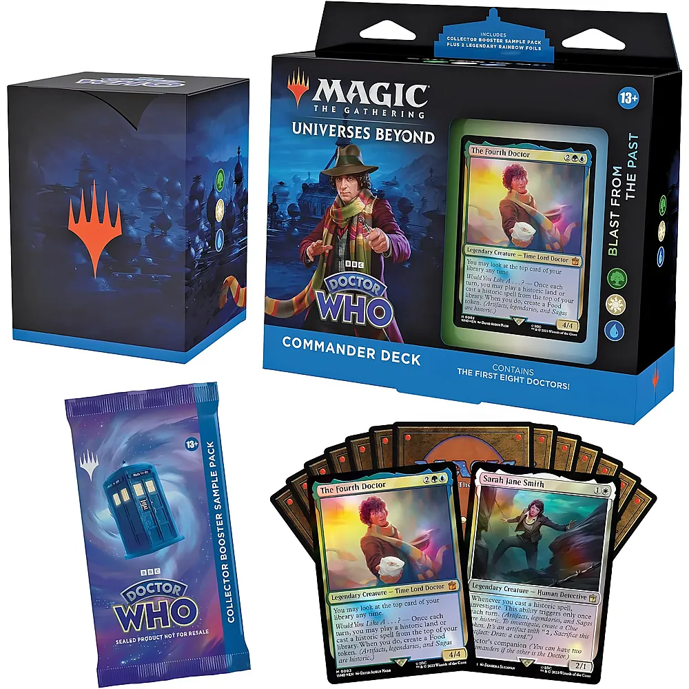 Magic The Gathering Doctor Who Commander-Deck- Universes Beyond - English