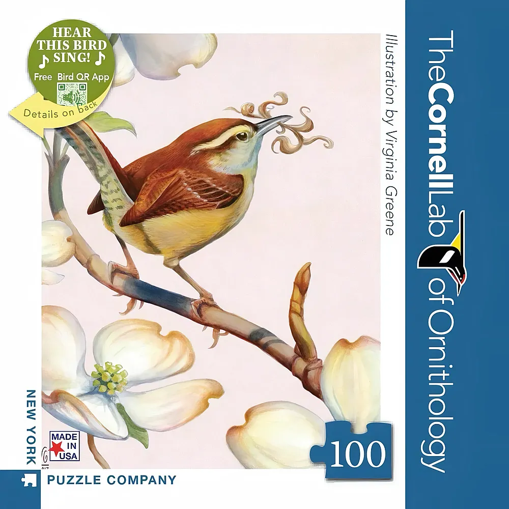 New York Puzzle Company Caroline Wren Mini - 100 Teile