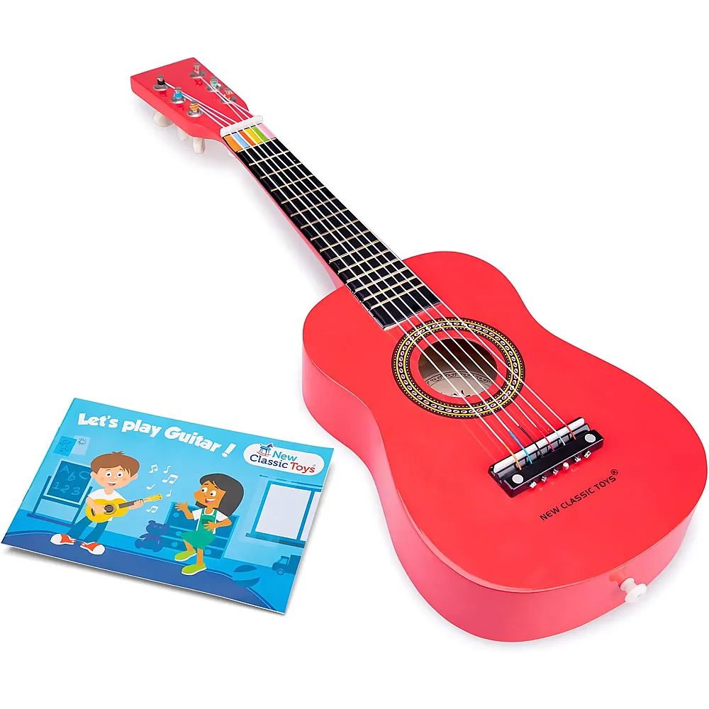 New Classic Toys Gitarre - Rot