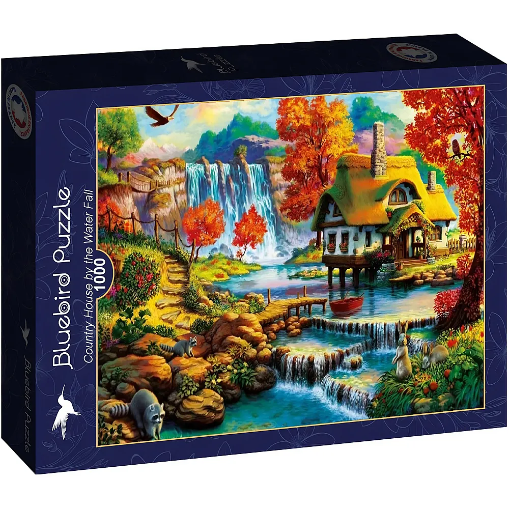 Bluebird Puzzle Country House by the Water Fall - 1000 Teile