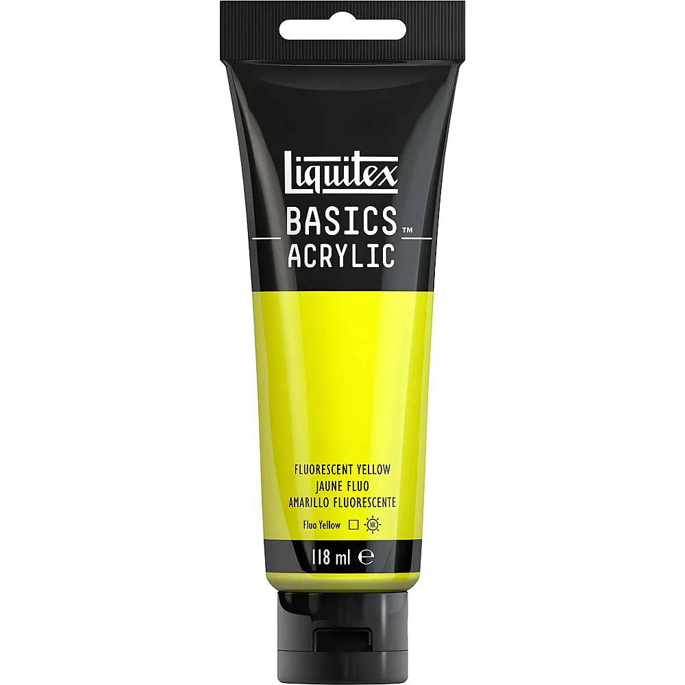 Liquitex Lqx Basics Acrylfarbe 118ml Tube Gelfb Fluo