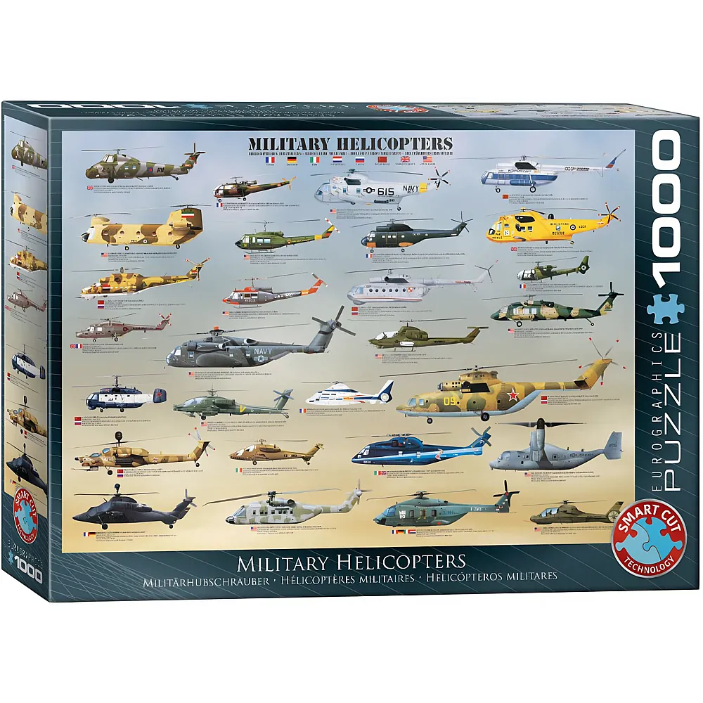 Eurographics Puzzle H�licopt�re militaire - 1000 pi�ces