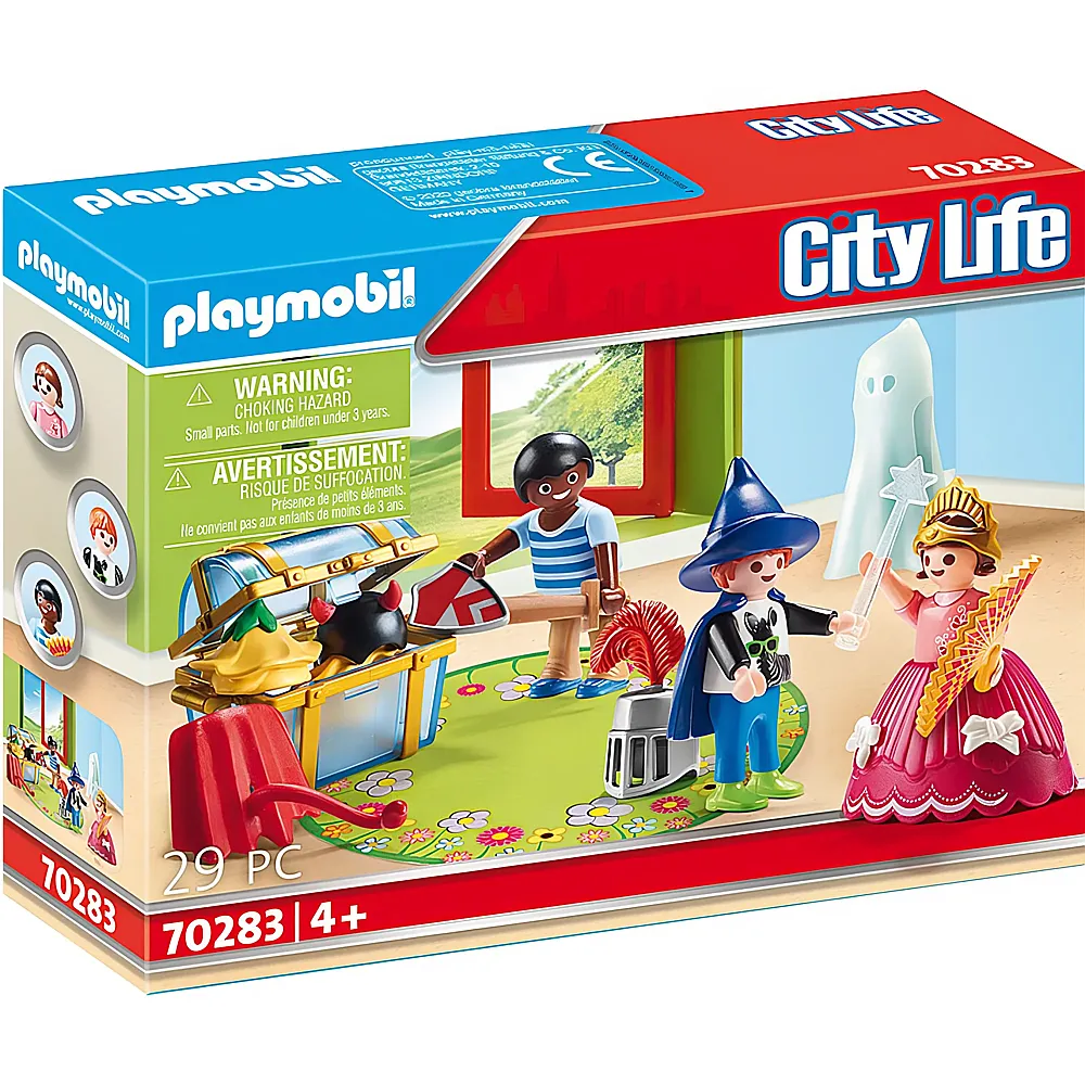 PLAYMOBIL City Life KiTa Kinder mit Verkleidungskiste 70283