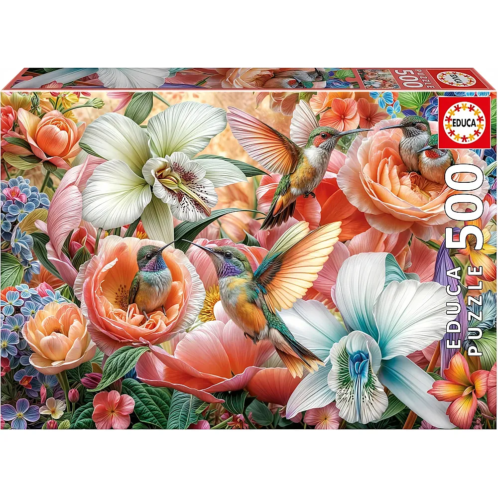 Educa Puzzle Kolibri-Garten 500Teile