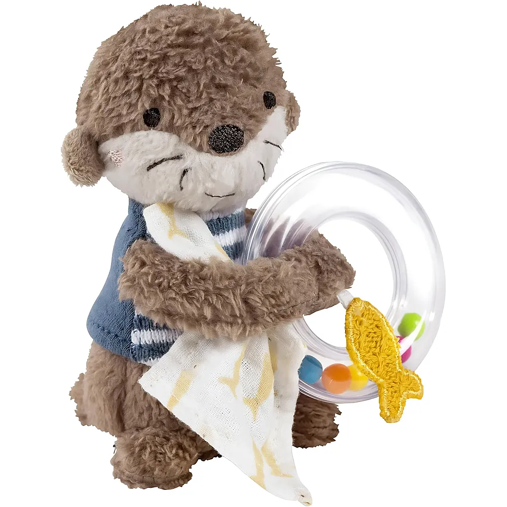 meinspielzeug - Fehn Rasselring Otter 14cm | Rasseln