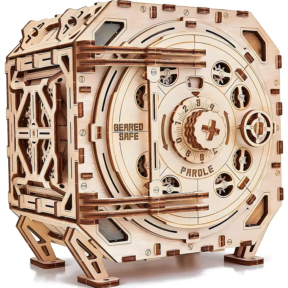 WoodTrick Bausatz Mechanischer Safe - 259 Teile