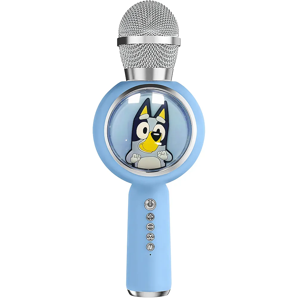 OTL Technologies Bleuy Karaoke-Mikrofon mit kabellosem Lautsprecher und LED-Leuchten