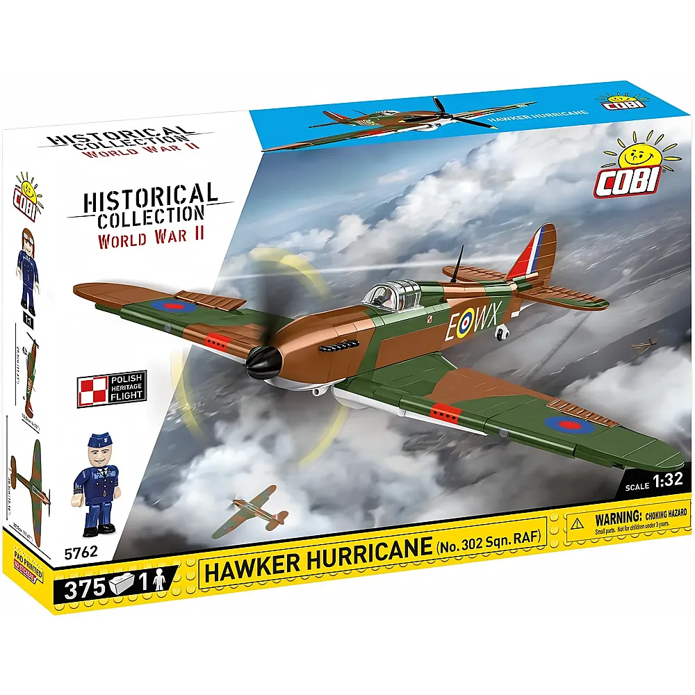 COBI Historical Collection Hawker Hurricane G-HURI 302, Braun 5762