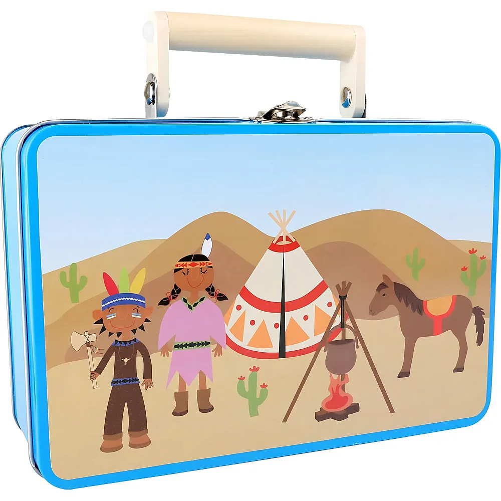 small foot Kinderkoffer Indianer-Set