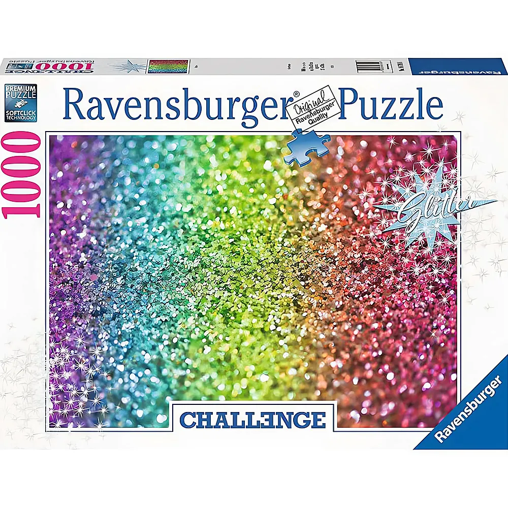 Ravensburger Puzzle Challenge Glitter 1000Teile