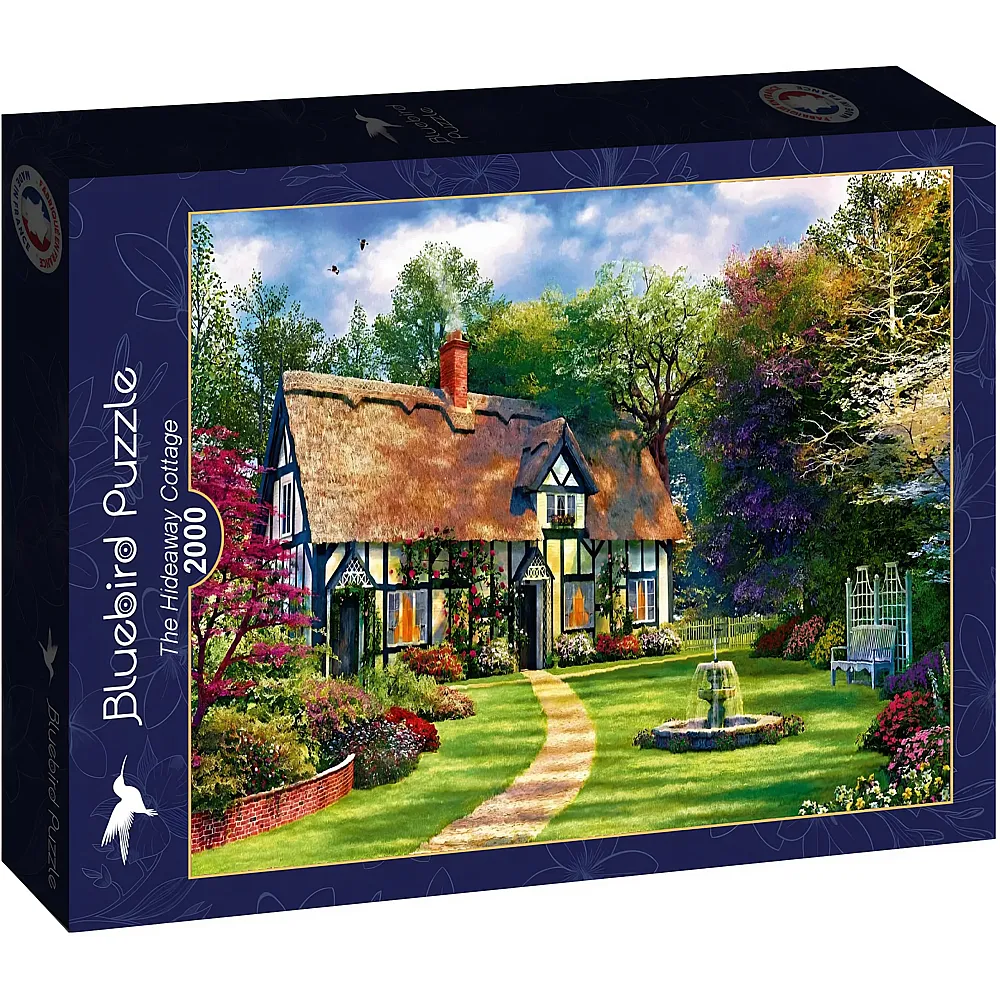 Bluebird Puzzle Dominic Davison The Hideaway Cottage - 2000 Teile