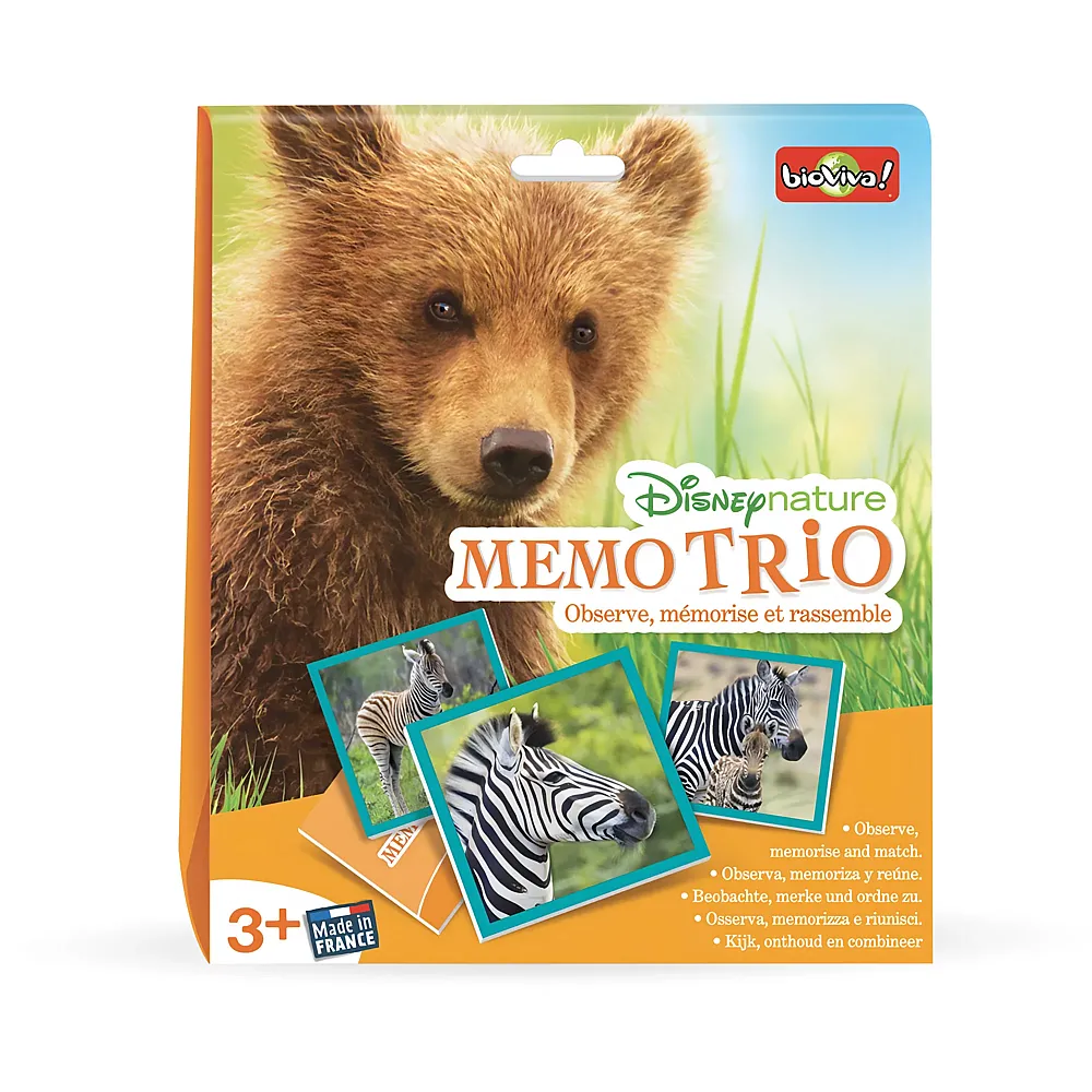 Bioviva Disneynature Memo Trio fr-de-it-en-nl-es