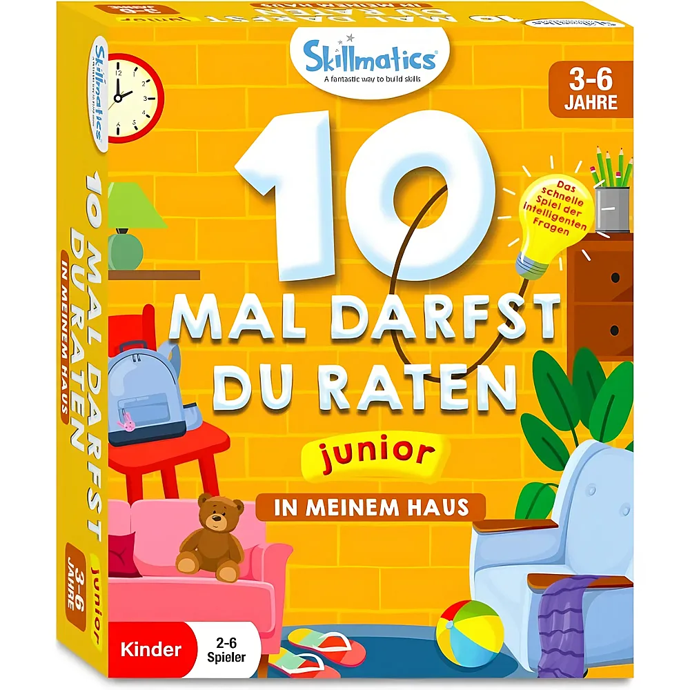 Skillmates Spiele 10 Mal raten - Junior Zuhause- spannendes Fragespiel