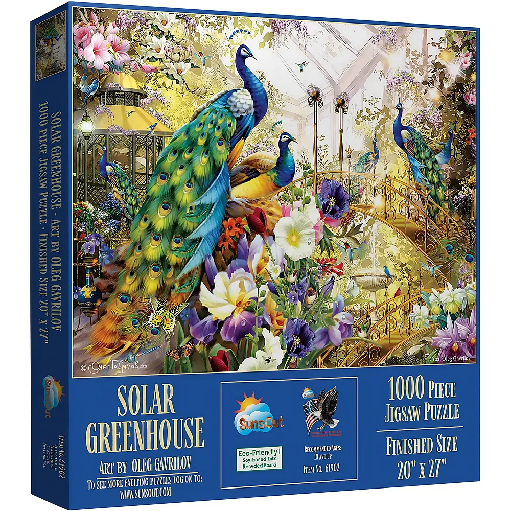 SunsOut Puzzle Oleg Gavrilov Solar Greenhouse - 1000 Teile