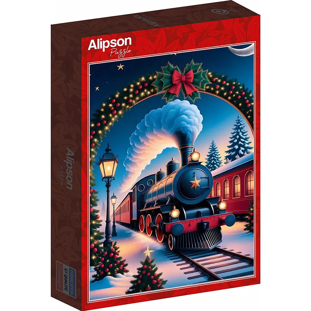 Alipson Puzzle Der magische Weihnachtszug 1000Teile