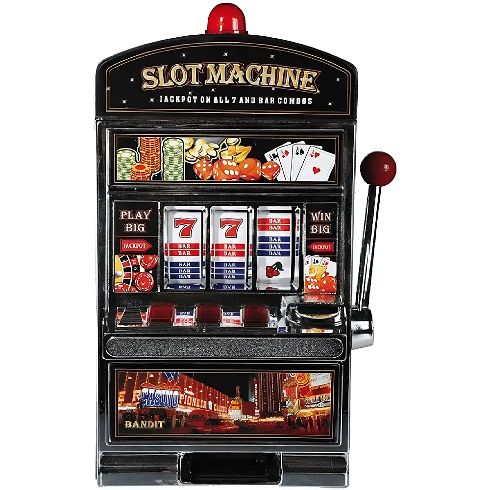 meinspielzeug - Out of the Blue Spardose Spielautomat mit Klingel & LED 37.5x20cm