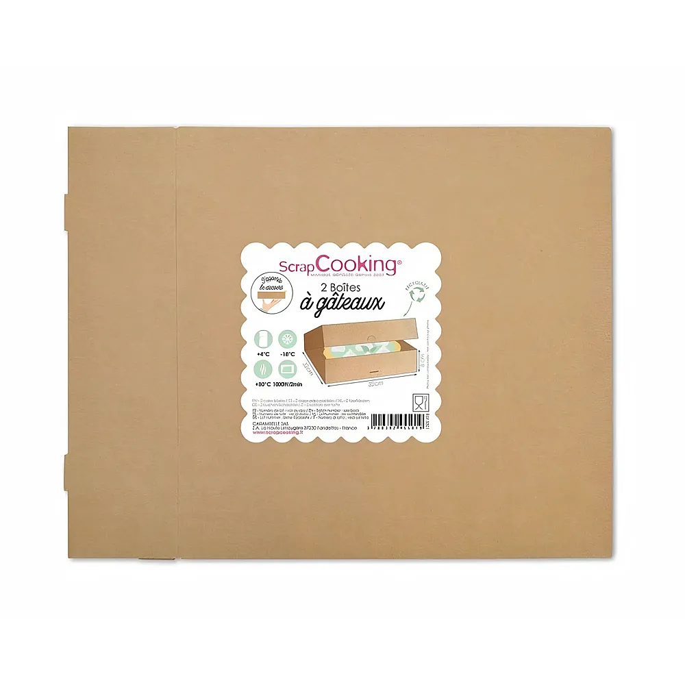 ScrapCooking Kuchenschachteln - 2 Teile