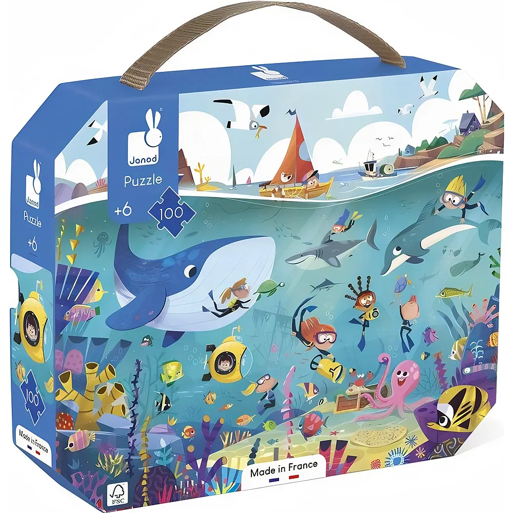 Janod Puzzle Meeresboden - 100 Teile
