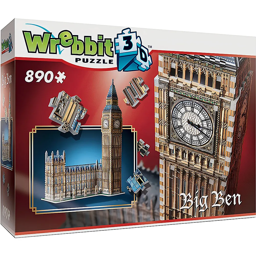 Wrebbit Puzzle The Classics Big Ben 890Teile