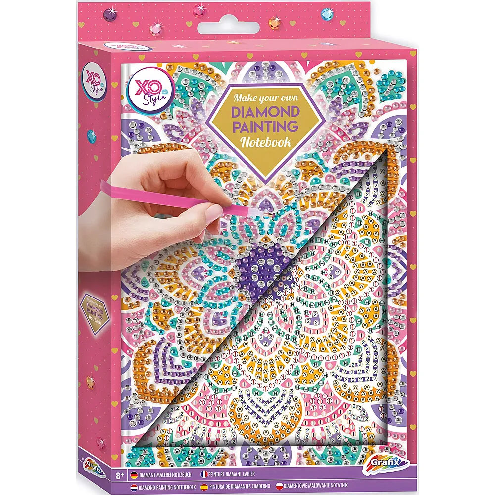 Grafix Diamond Painting Erstellen Sie Ihr eigenes Notizbuch 1