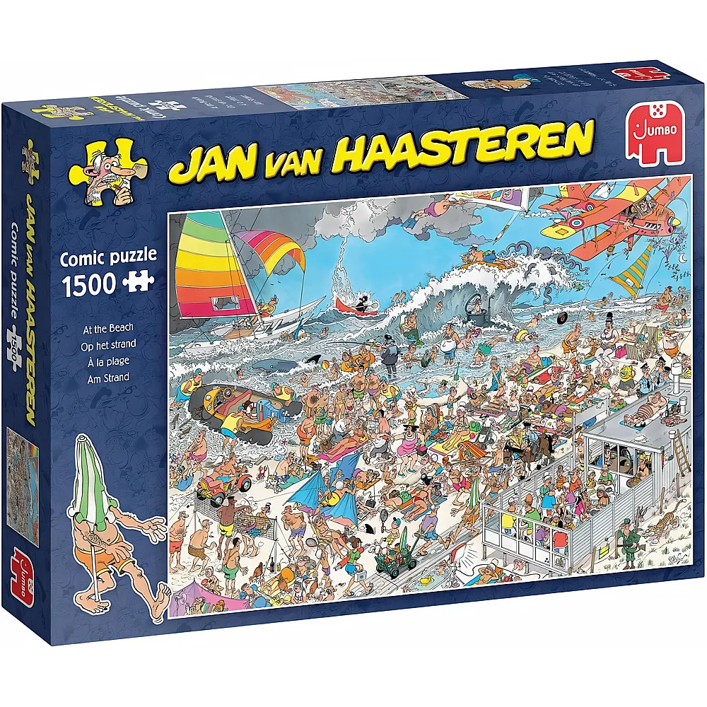 Jumbo Jan van Haasteren Puzzle - Am Strand 1500 Teile