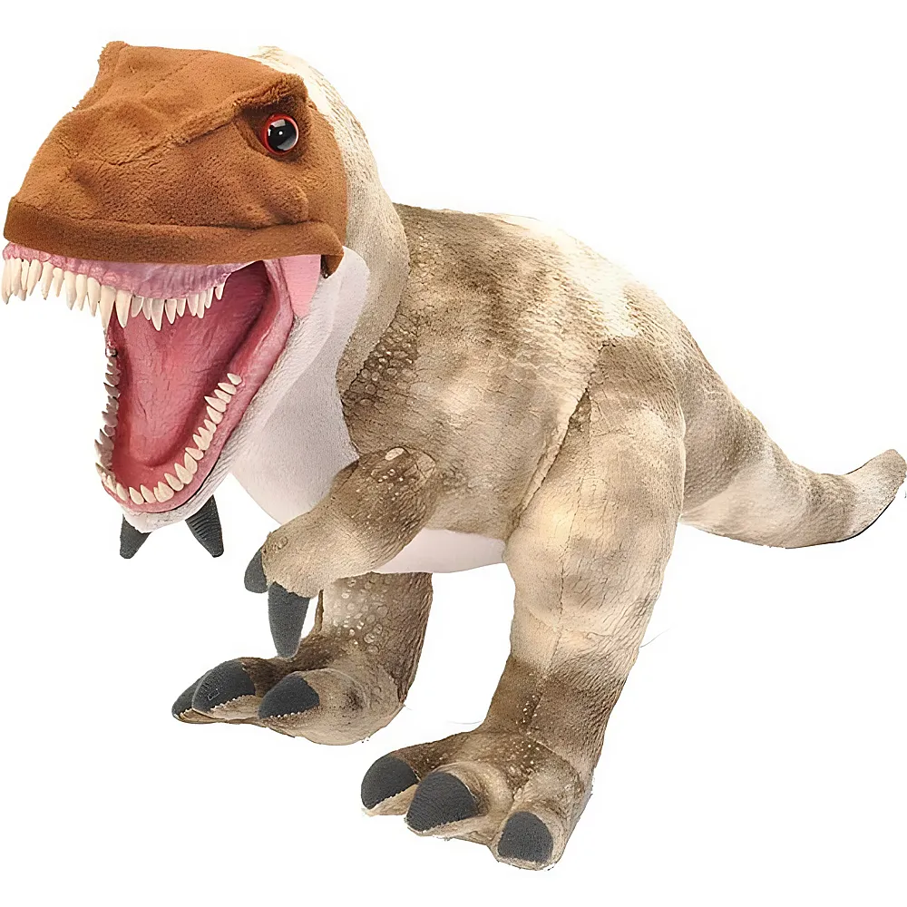 Wild Republic Prehistoric T-Rex mit Gummimaul 41cm | Dinosaurier Plsch