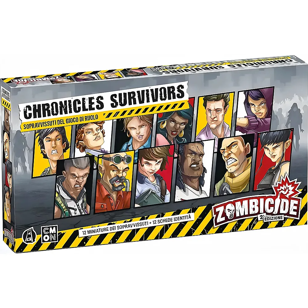 CMON Zombicide Saison 1 Ext. Survivants DE Chronicles FR