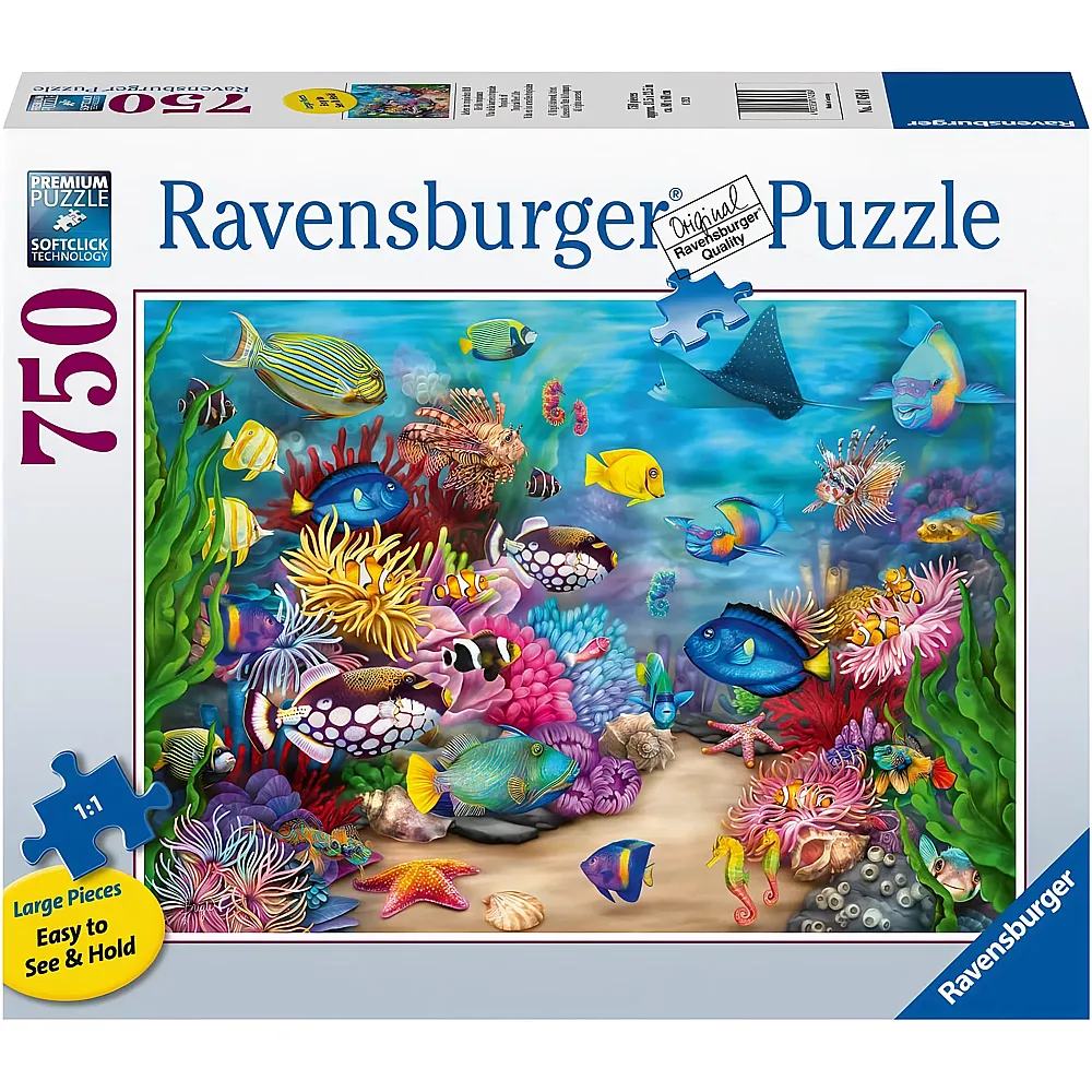 Ravensburger Puzzle Tropisches Riffleben - 750 Teile