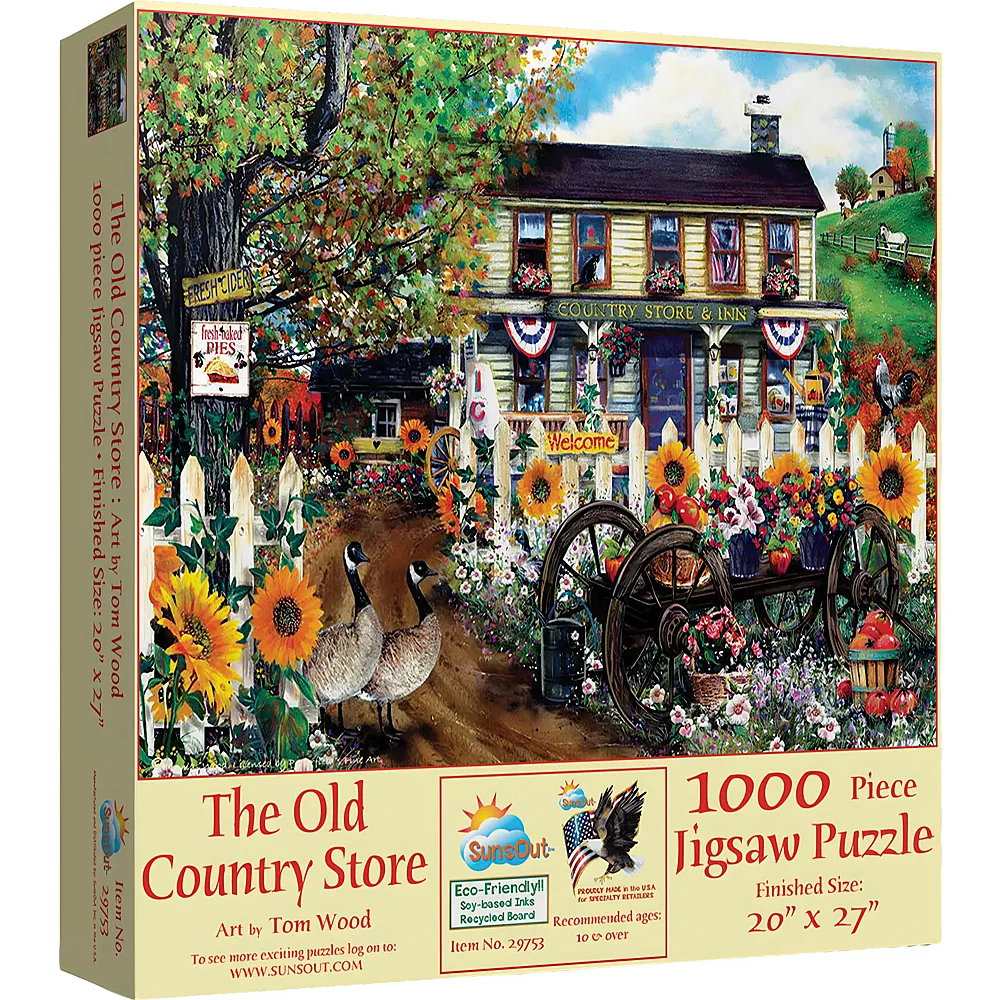 SunsOut Puzzle Tom Wood The Old Country Store - 1000 Teile
