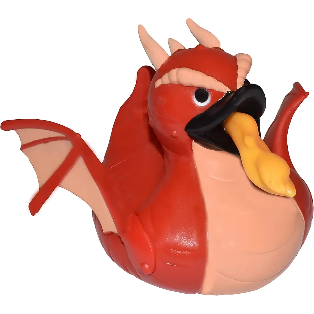 Wild Republic Rubber Duck Drachenrot, Gummiente - Wasserspielzeug