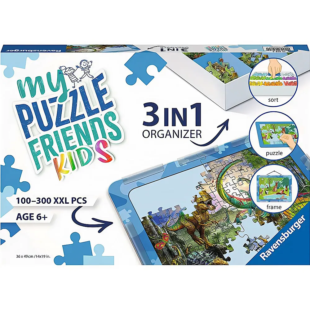 Ravensburger 3in1 Puzzle-Organizer Blau 100-300XXL