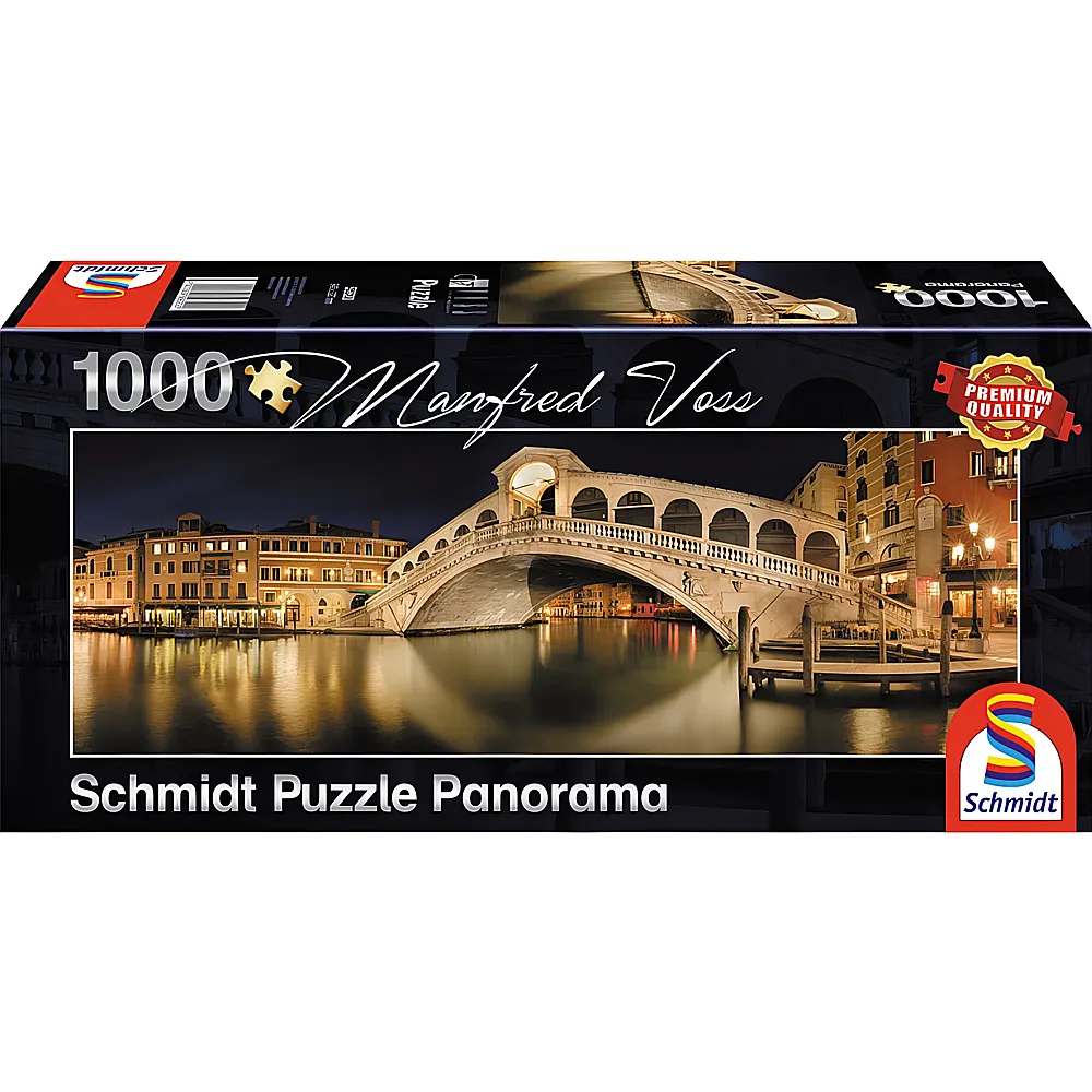 Schmidt Puzzle Panorama Manfred Voss Rialto Brcke 1000Teile
