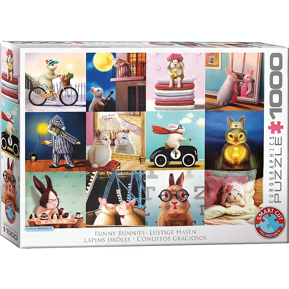 Eurographics Puzzle Funny Bunnies - 1000 Teile