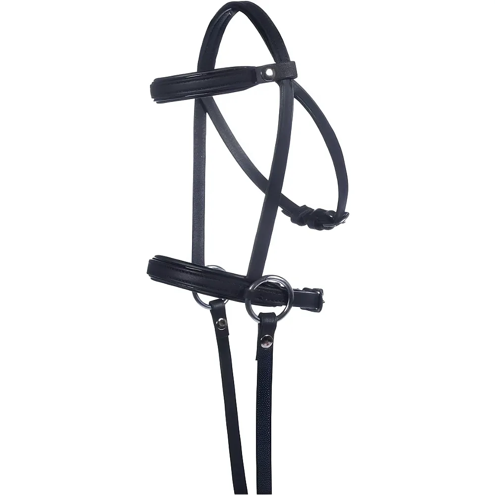 HKM Kids Hobby Horsing Trense Hobby Horsing Schwarz - Reittiere